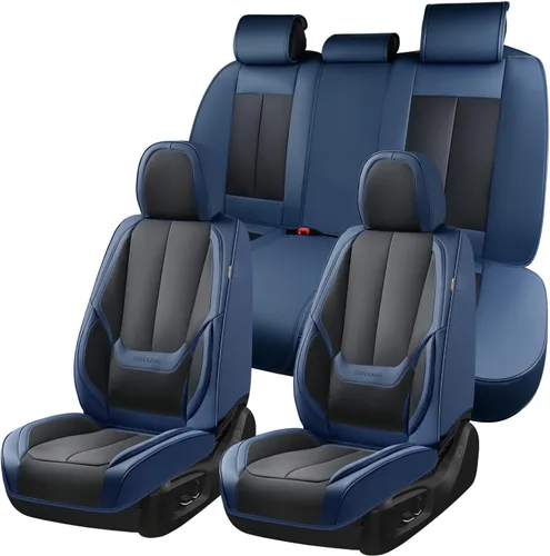 Miniatura 90 de Coverado Juego completo de fundas de asiento de automóvil, fundas de asiento para automóviles, fundas de asiento de coche beige para asientos
