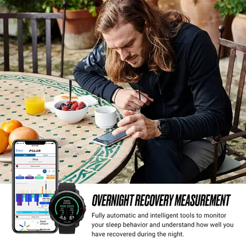 Miniatura 3 de Polar Grit X - Reloj inteligente multideportivo con GPS, batería de larga duración, frecuencia cardíaca basada en la muñeca, durabilidad de nivel