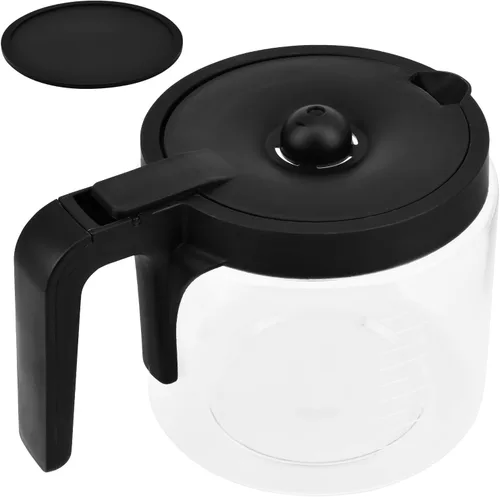 Miniatura 9 de 12 tazas de repuesto para cafetera de vidrio Keuri-g K-Du o (no modelo Essential), jarra de repuesto para cafetera de 12 tazas, cómodo mango