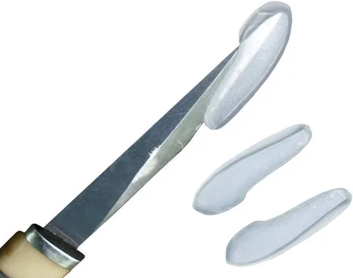 Miniatura 2 de Acxico Cubierta protectora de punta de cuchillo de cuchilla, accesorios de plástico, punta de cuchillo, borde y punta, protección antiarañazos