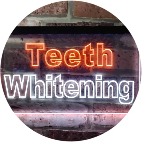 Miniatura 20 de ADVPRO Teeth Whitening Dentist Display Dual Color LED Neon Sign Blue & Red 24" x 16" st6s64-j0996-br