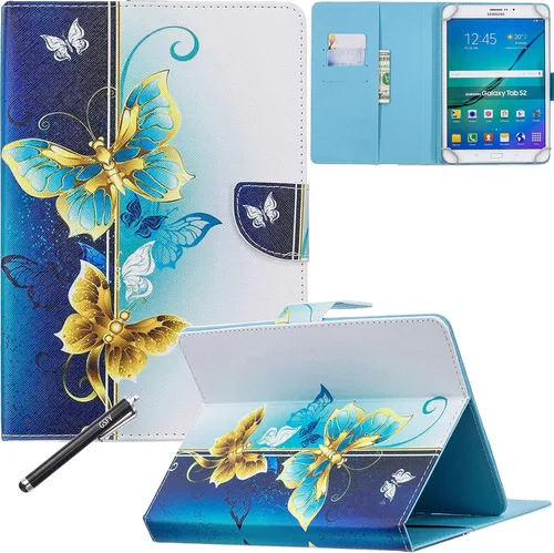 Miniatura 9 de NewShine - Funda universal para tablet de 7.9 a 8.5 pulgadas, funda de piel sintética para iPad mini 1/2/3/4, Galaxy Tab 3/4/Note 8.0, Amazon Kindle
