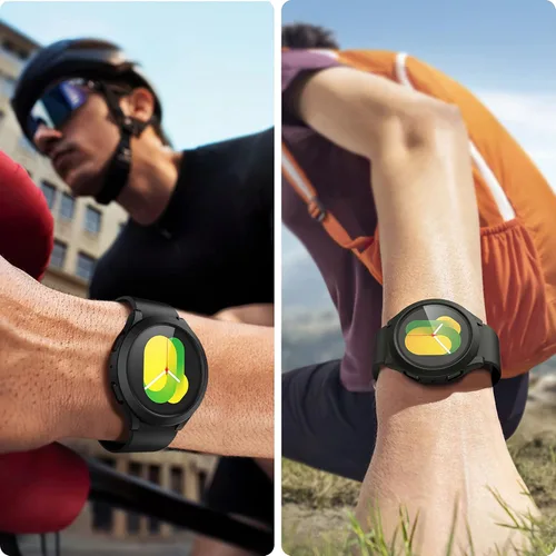 Miniatura 6 de Misxi - Juego de 2 fundas rígidas de policarbonato con protector de pantalla para Samsung Galaxy Watch 5 Galaxy Watch 4 de 40 mm, funda ultradelgada