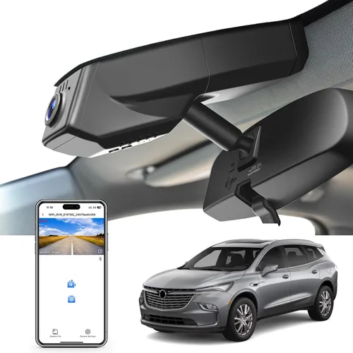 Miniatura 19 de Mangoal Cámara de tablero 4K para Buick Enclave Gen3 2025-2026 (Modelo C), Base Essence Premium Avenir Preferred, aspecto OEM integrado, video UHD