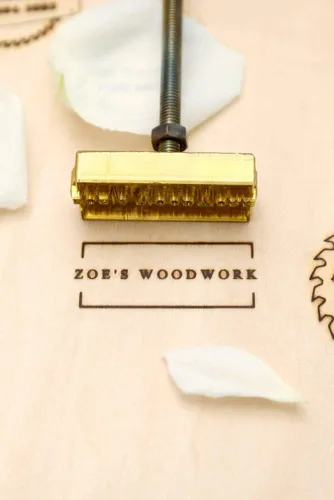 Logotipo personalizado de madera de marca, sello de hierro de marca de cuero confiable, sello de calor para barbacoa incluyendo el mango, sello de