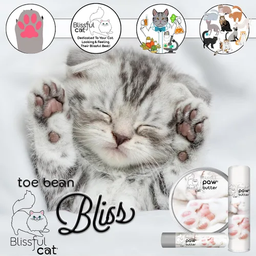 Miniatura 3 de The Blissful Cat Paw Butter, hidratante para almohadillas secas para patas, suaviza y protege una pata áspera, versátil bálsamo para patas de gato
