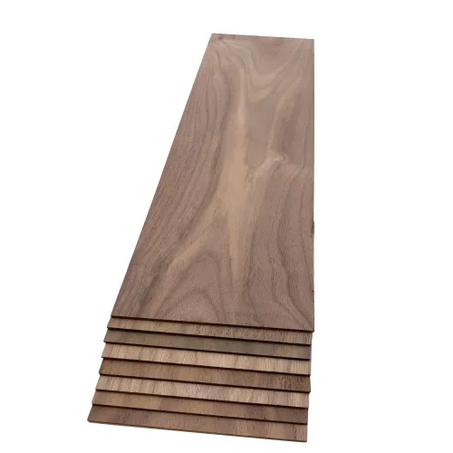 Miniatura 10 de Tablones de Madera Dura de Nogal - Paquete de 8 Madera de Nogal para Manualidades de Madera Sin Terminar - 1/8'' (3mm) Madera Dura 100% Pura