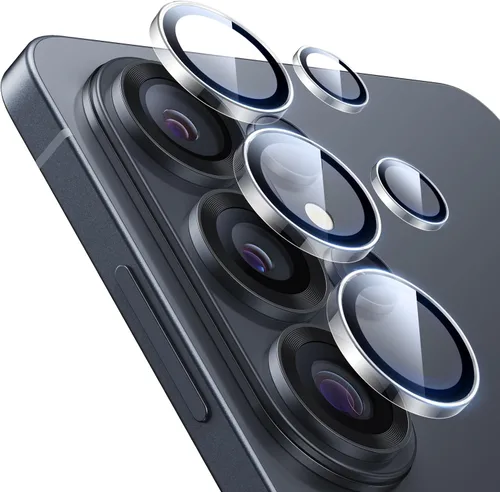 Miniatura 11 de ESR Protector de lente de cámara compatible con Samsung Galaxy S22 Ultra (2022), vidrio templado ultrafino resistente a los arañazos con borde