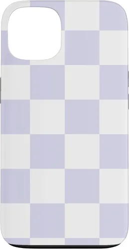 Miniatura 7 de Cute Pastel Lavender Off White Checker Pattern Design Case for iPhone 17