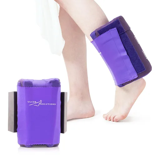 Miniatura 9 de Ulcer Solutions Protector de talón, protectores de talón para úlceras por presión, ligeros y transpirables, protectores de talón elevados para una