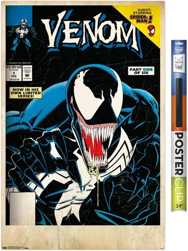 Miniatura 17 de Trends International Marvel Comics Venom - Póster de pared con cubierta protectora letal #1, 14.725 x 22.375 pulgadas, versión enmarcada de madera