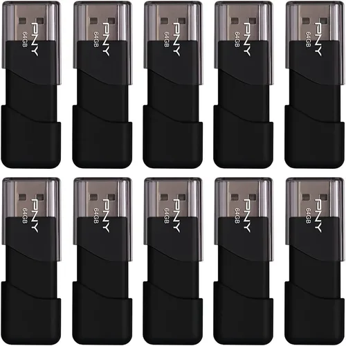 Miniatura 9 de PNY Unidad flash USB 2.0 Attaché 3 de 16 GB, color negro (paquete de 10)