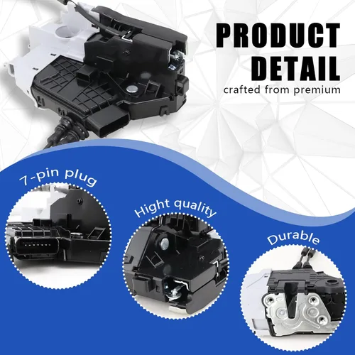 Miniatura 6 de Actuador de cerradura de puerta delantero izquierdo lado del conductor compatible con Hyundai Tucson 2016-2020 reemplazo de pestillo de puerta