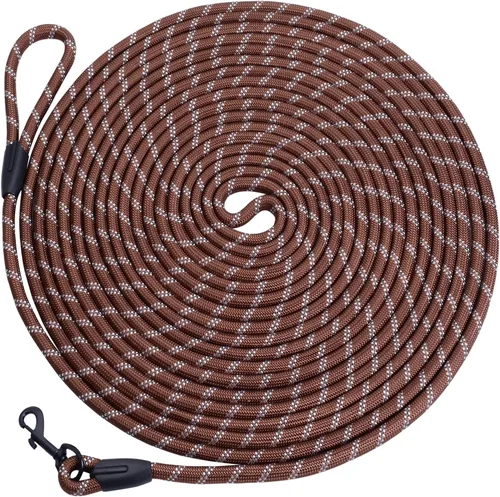Miniatura 39 de Hi Kiss Correa de Entrenamiento de Obediencia y Agilidad para Perros/Cachorros - 15 pies 20 pies 30 pies 50 pies 100 pies - Ideal para Jugar