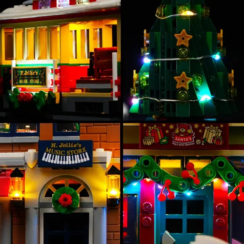 Miniatura 4 de BrickBling Luz LED - Compatible con Lego 10308, idea de regalo - Versión de control remoto