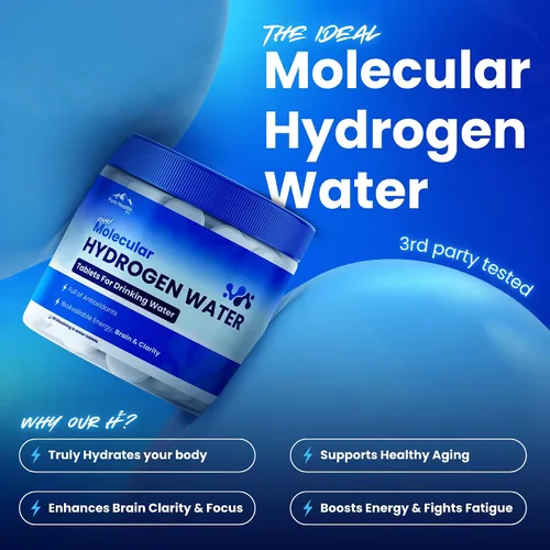Miniatura 3 de Comprimidos de agua de hidrógeno PHM para agua potable - Tabletas moleculares H2 Pastillas de magnesio, suplemento de hidratación de electrolitos