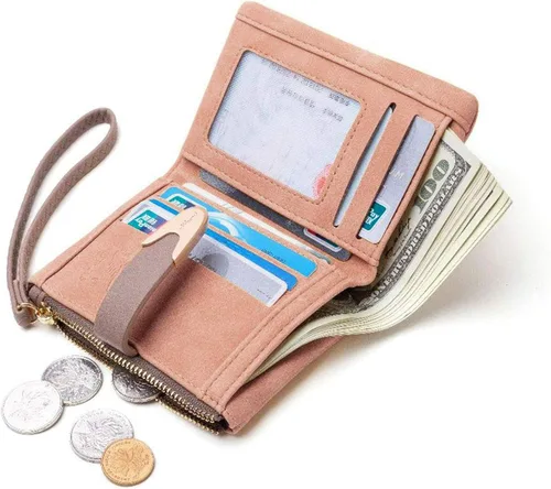 Miniatura 7 de TOPKULL Carteras para mujer Rfid pequeñas compactas con cremallera y monedero para mujer, S