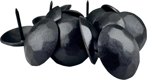 Miniatura 6 de Paquete de 50 unidades - Clavos de hierro - Uñas decorativas de 1 pulgada - Tachuelas para tapicería - Acento antiguo - Clavos - para mejoras