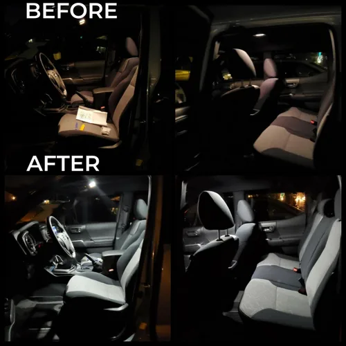 Miniatura 3 de Kit de bombillas LED para interiores para Hyundai Santa Fe 2013 2014 2015 2016 2017 2018 2019 2020 mapa, cúpula, espejo de tocador, cajuela, placa