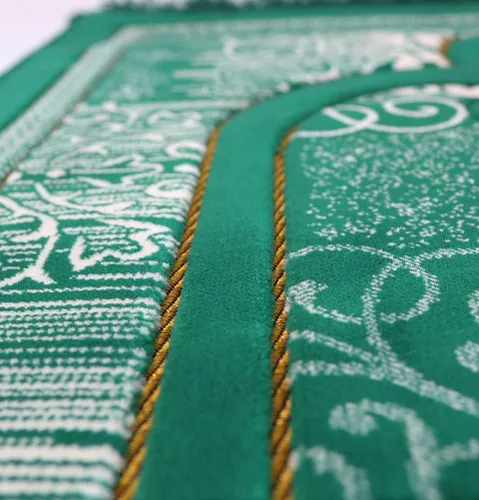 Miniatura 8 de Modefa Alfombra de oración islámica turca, alfombra de oración Janamaz de terciopelo suave, tapete de oración musulmana para hombres y mujeres