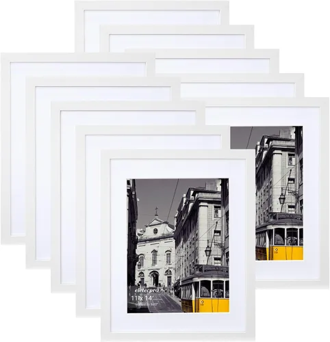 Miniatura 52 de eletecpro - Juego de 10 marcos de fotos de 5 x 7 pulgadas, collage de marcos de fotos para decoración de pared, muestra fotos de 4 x 6