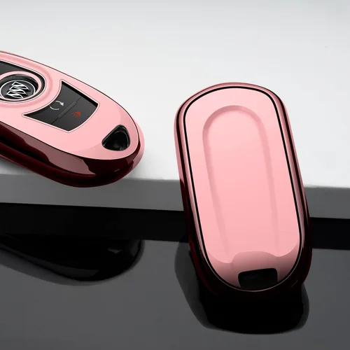 Miniatura 4 de Buick Funda para Llavero de Coche Protector de Llaves Estuche Portallaves Accesorios Rosa
