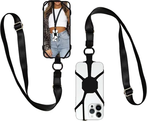 Miniatura 11 de Prime Comfort Correa antirrobo del teléfono del cordón del teléfono, correa antirrobo del teléfono del cordón del teléfono celular Cordón+cartera
