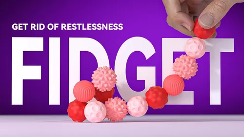 Miniatura 9 de Juguetes de Pelotas Magnéticas de Silicona Fidget, 8 Piezas con Texturas de Atracción, Pelota Sensorial Fidget con Carcasa de Silicona para Adultos