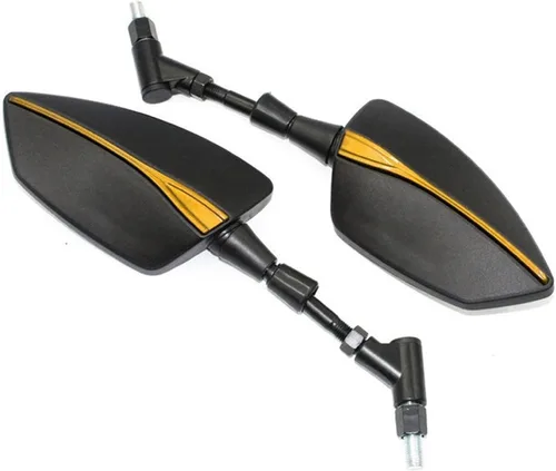 Miniatura 12 de Para Piaggio MP3 250 300 500 HPE Espejo retrovisor lateral de motocicleta (color negro)