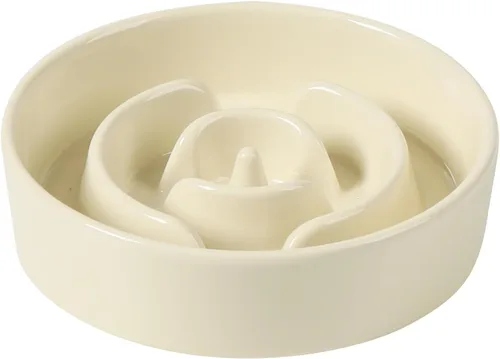 Miniatura 73 de Havniva Tazón de cerámica de 0.9 tazas para perros de alimentación lenta para perros pequeños, alimentador lento para mascotas de 6.1 pulgadas, 1 x