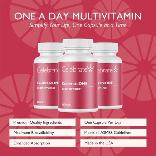 Miniatura 2 de Celebrate Vitamins CelebrateONE, sin hierro, multivitamínico bariátrico One A Day, vitaminas y minerales esenciales, suplemento de derivación