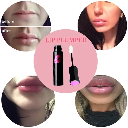 Miniatura 6 de Dispositivo de relleno de labios+juego de brillo para labios, kit de herramientas de relleno de labios en forma de pez, potenciador de labios