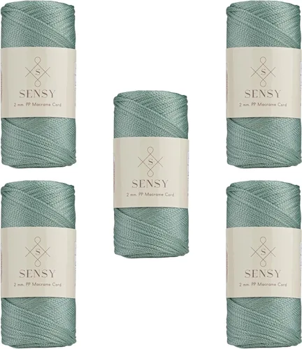Miniatura 128 de Sensy Premium Cuerda de Poliéster de 2mm 251 Yardas Cuerda de Polipropileno 100% Cordón de Macramé 2mm Cordón para Bolsa de Ganchillo Cuerda