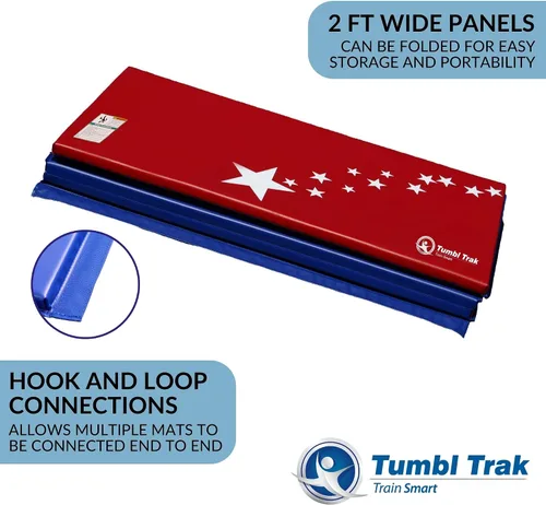 Miniatura 4 de Tumbl Trak Colchoneta plegable para gimnasia Patriotic