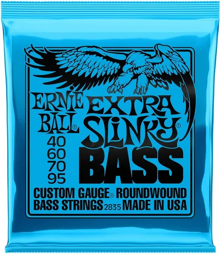 Miniatura 8 de Ernie Ball Cuerdas de Guitarra Bajo Regular Slinky de Níquel Enrollado de 5 Cuerdas, Calibre 45-130 (P02836)