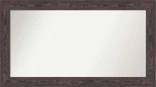 Miniatura 60 de Amanti Art Espejo personalizado, espejo de baño negro puente, espejo de pared o espejo de tocador de baño sobre el fregadero (26 x 26 pulgadas)
