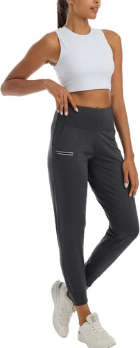 Miniatura 103 de Kcutteyg - Pantalones deportivos con bolsillos para mujer, diseño suave, ligero y de secado rápido, para entrenamiento, gimnasia, yoga y correr