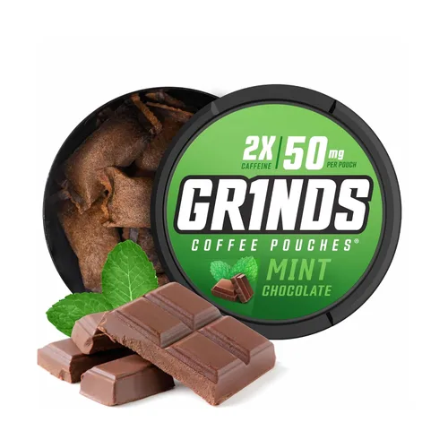 Miniatura 24 de Bolsas de café Grinds Alternativa saludable sin tabaco y sin nicotina 6 latas de Espresso doble 18 bolsas por lata 2 veces cafeína, 1 bolsa