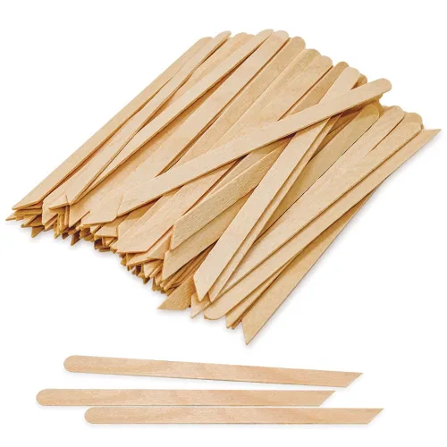 Tachibelle Varillas de cera de madera – Aplicador de cera para el cuerpo, labios, nariz, pequeñas barras aplicadoras para depilación y piel suave,