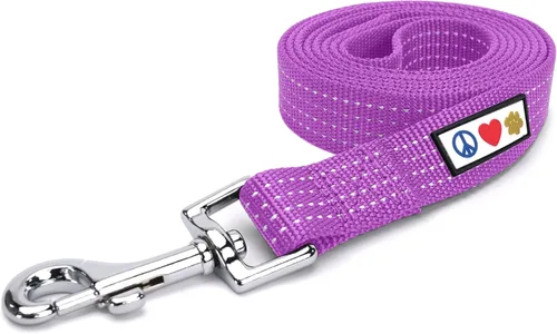 Miniatura 29 de Pawtitas correa para mascotas/cachorro de ft reflectante de perro con collar y arnés de juego que se venden por separado., Rosado (Pink Camo)