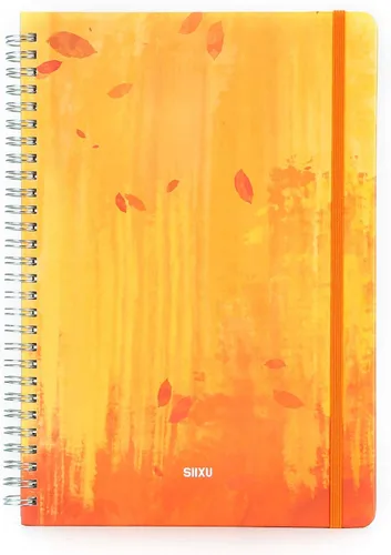Miniatura 6 de SIIXU Cuaderno de diario en blanco colorido, diario personal de tapa dura sin líneas para escribir para mujeres y niñas, bonito bloc de notas