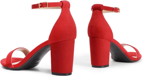 Miniatura 3 de DREAM PAIRS - Sandalias de tacón grueso y bajo para mujer