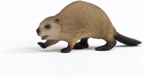 Miniatura 2 de Schleich Wild Life, North American Woodland Juguetes de animales salvajes para niños, figura de juguete de castor, a partir de 3 años