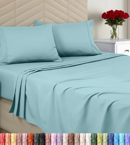 Miniatura 25 de Utopia Bedding - Juego de sábanas, tamaño individual, microfibra cepillada, suaves, esquinas profundas, incluye 1 encimera, 1 bajera y 1 fundas