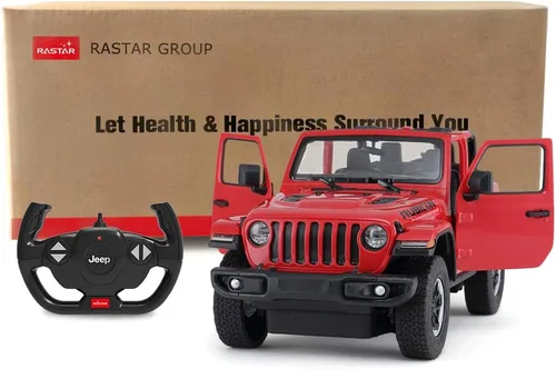 Miniatura 9 de RASTAR Coche de Control Remoto Todo Terreno, 1:14 Jeep Wrangler JL RC Vehículo de Carrera Todo Terreno, Vehículo de Juguete para Niños y Adultos