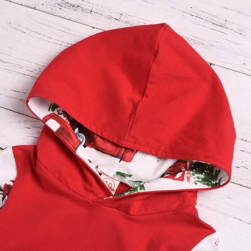 Miniatura 3 de ZOELNIC - Conjunto de ropa para bebés y niños con capucha y pantalones a cuadros