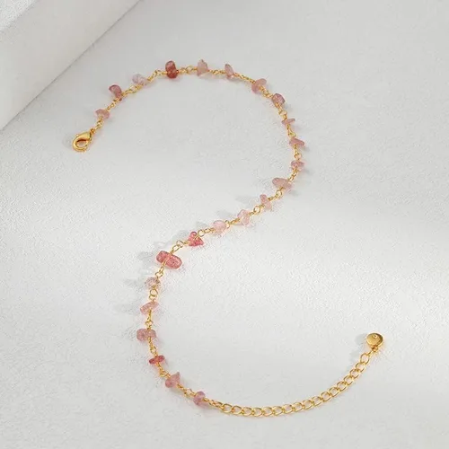Miniatura 4 de MIXIZK Tobilleras doradas para mujer, joyería simple de acero de titanio para el verano