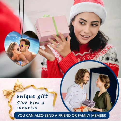 Miniatura 7 de Ambientador personalizado para automóvil – Ambientador personalizado para automóvil con foto, ambientadores con olor con imagen para colgar adornos