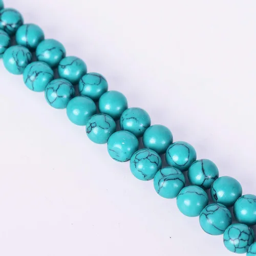 Miniatura 32 de 6mm Cuentas Redondas de Granate para Hacer Joyería DIY, Poder Curativo de Cristal, Piedras Preciosas Sueltas para Hacer Pulseras y Collares, Hilo