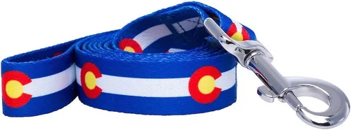 Miniatura 3 de Native Pup Correa para perro con bandera de Chicago (Chicago Big Stars)